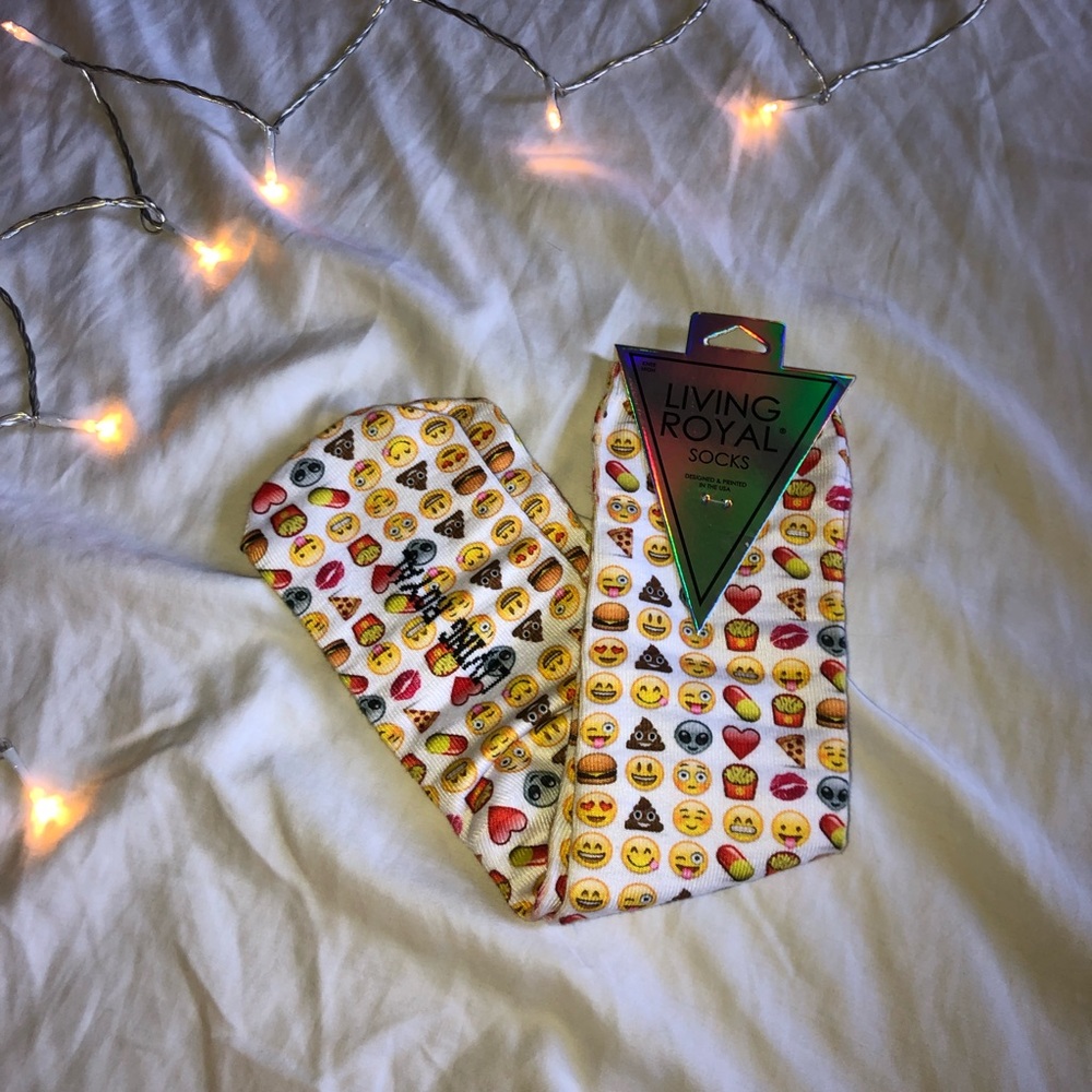 BRAND NEW... WITH TAG! Emoji Socks 😜